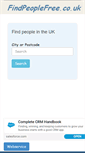 Mobile Screenshot of findpeoplefree.co.uk